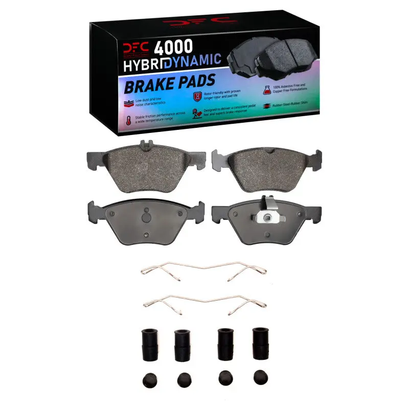 Dfc 96-08 Chrysler Crossfire Front 4000 Hybridynamic Brake Pads And Hardware Kit 1
