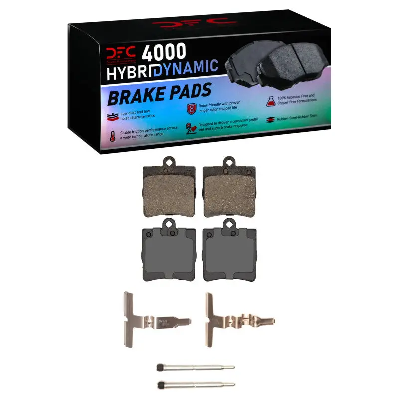 Dfc 96-15 Chrysler Crossfire Rear 4000 Hybridynamic Brake Pads And Hardware Kit 1
