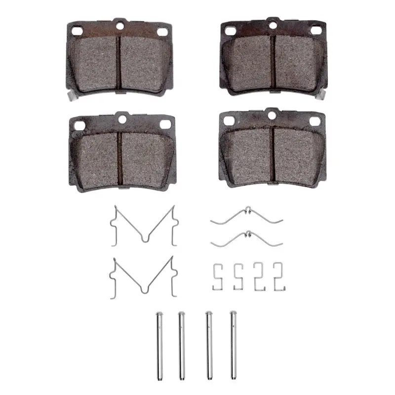 Dfc 97-04 Mitsubishi Montero Sport (Usa/Canada) Rear 4000 Hybridynamic Brake Pads And Hardware Kit 1