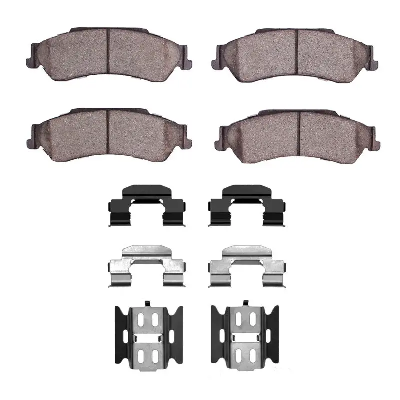 Dfc 97-05 Chevrolet Blazer Rear 4000 Hybridynamic Brake Pads And Hardware Kit 1