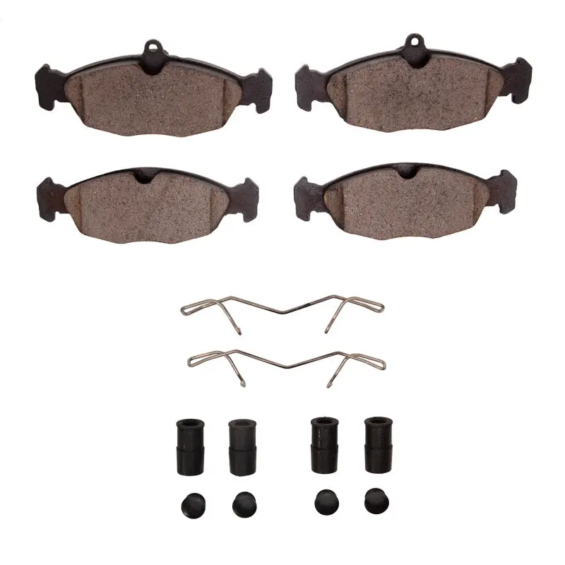 Dfc 97-06 Jaguar Xjr Rear 4000 Hybridynamic Brake Pads And Hardware Kit 1
