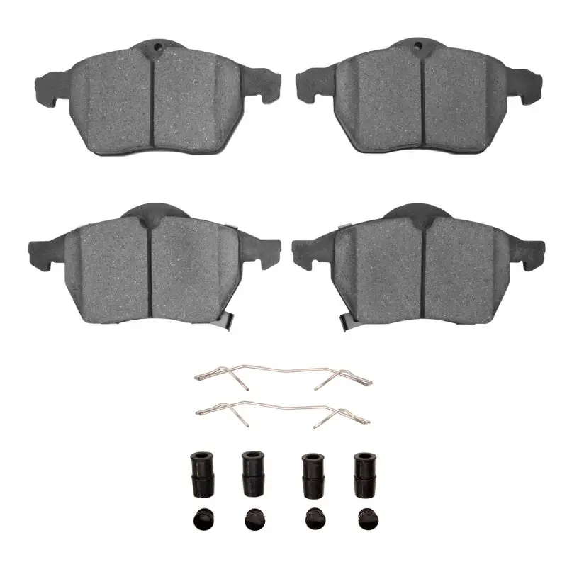 Dfc 97-10 Saab 9-5 Front 4000 Hybridynamic Brake Pads And Hardware Kit 1