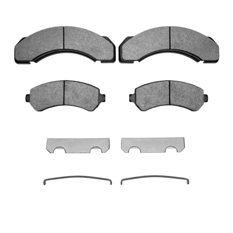 Dfc 97-12 Chevrolet P30 Front/Rear 4000 Hybridynamic Brake Pads And Hardware Kit 1
