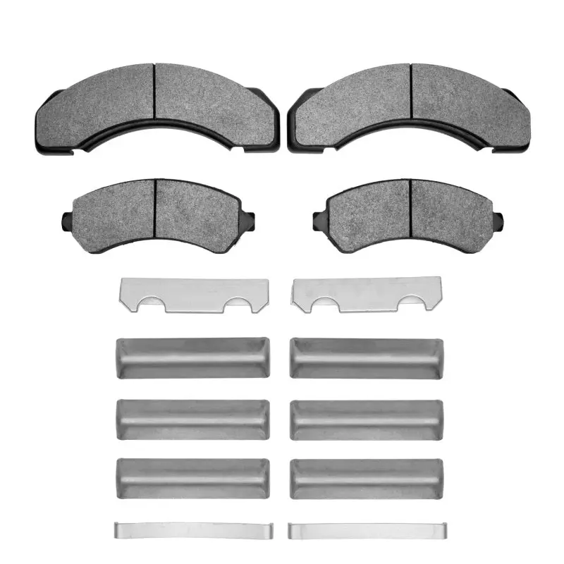 Dfc 97-99 Chevrolet P30 Front/Rear 4000 Hybridynamic Brake Pads And Hardware Kit 1