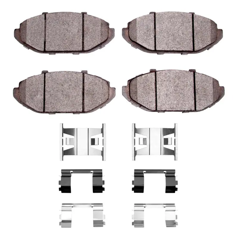 Dfc 98-02 Ford Crown Victoria Front 4000 Hybridynamic Brake Pads And Hardware Kit 1