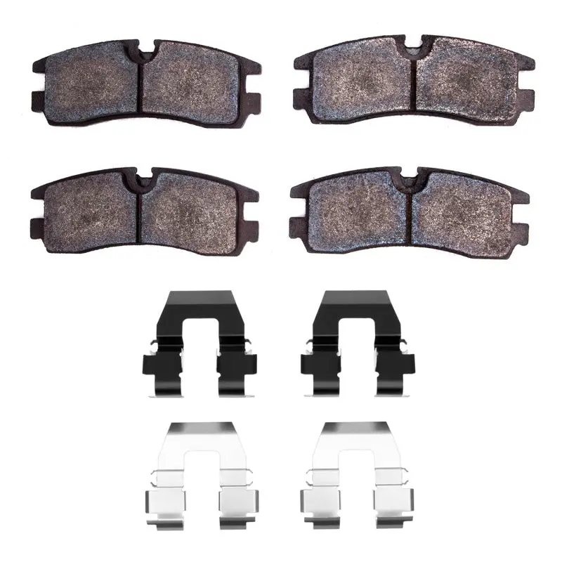 Dfc 98-03 Cadillac Seville Rear 4000 Hybridynamic Brake Pads And Hardware Kit 1