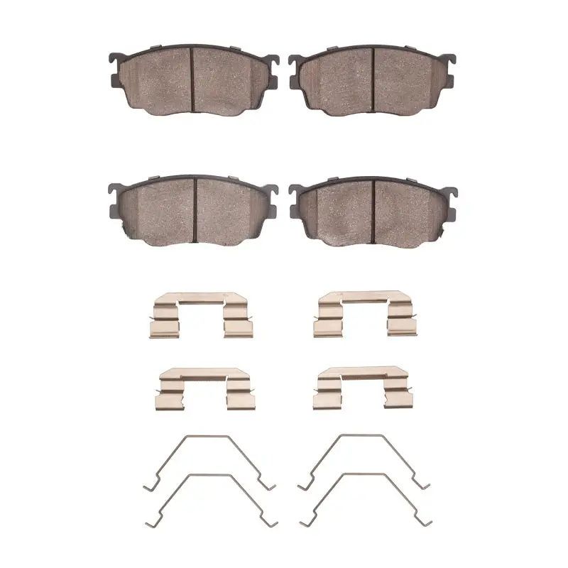 Dfc 98-03 Mazda Protege Front 4000 Hybridynamic Brake Pads And Hardware Kit 1