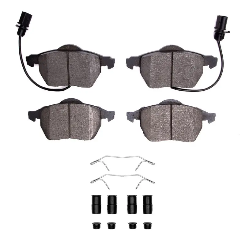 Dfc 98-08 Audi A4 (Mexico) Front 4000 Hybridynamic Brake Pads And Hardware Kit 1