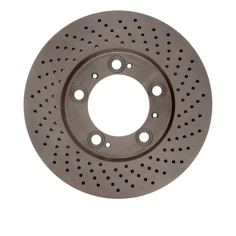 Dfc 98-12 Porsche 911 Right Front Drilled Geospec Coated Rotor 1