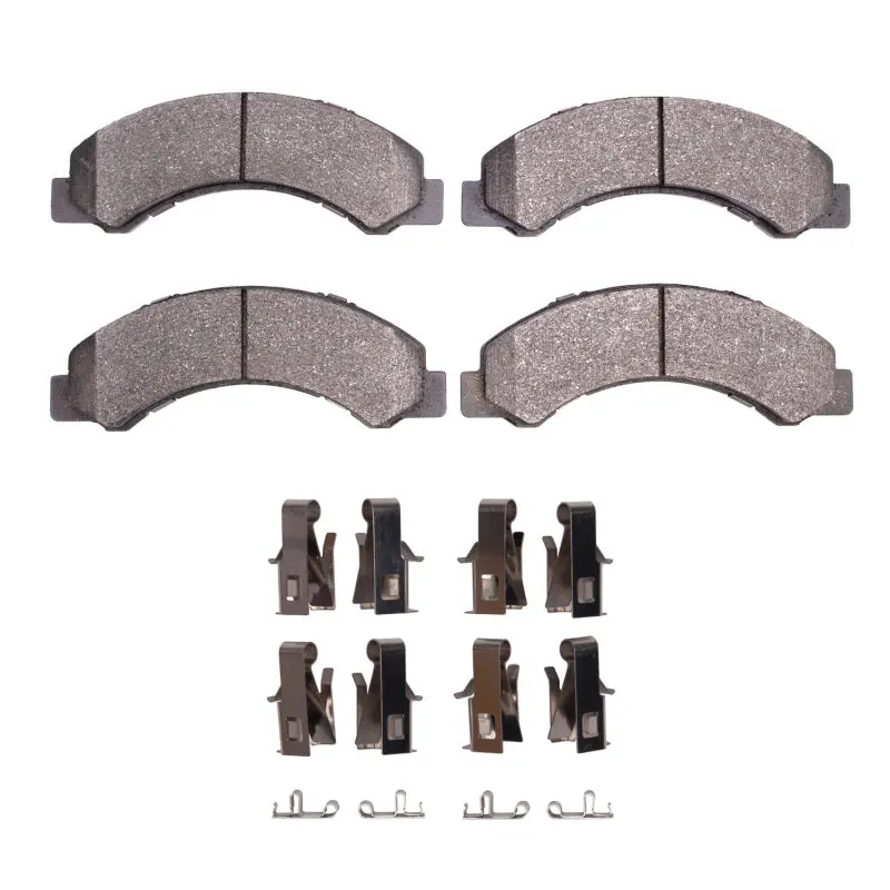 Dfc 98-24 Chevrolet W3500 Gas Engine Front/Rear 4000 Hybridynamic Brake Pads And Hardware Kit 1