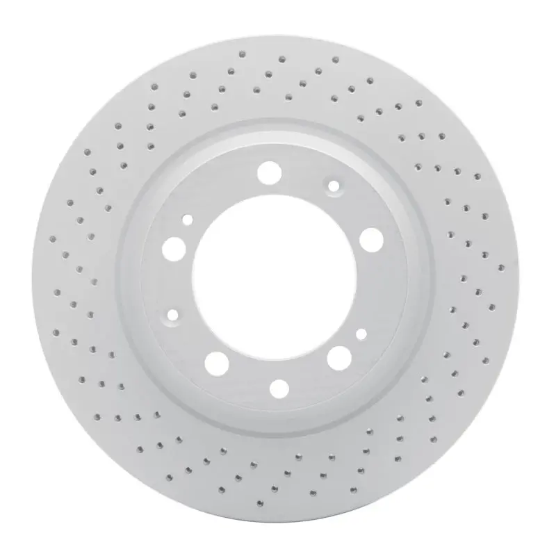 Dfc 98-98 Porsche 911 Left Rear Drilled Hi-Carbon Alloy Geomet Coated Rotor 1