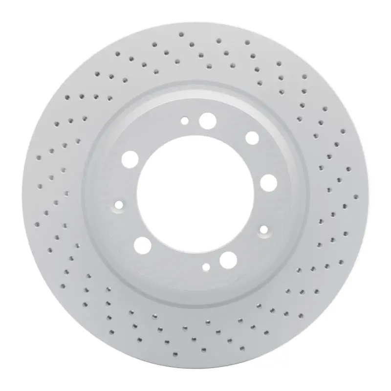 Dfc 98-98 Porsche 911 Right Rear Drilled Hi-Carbon Alloy Geomet Coated Rotor 1