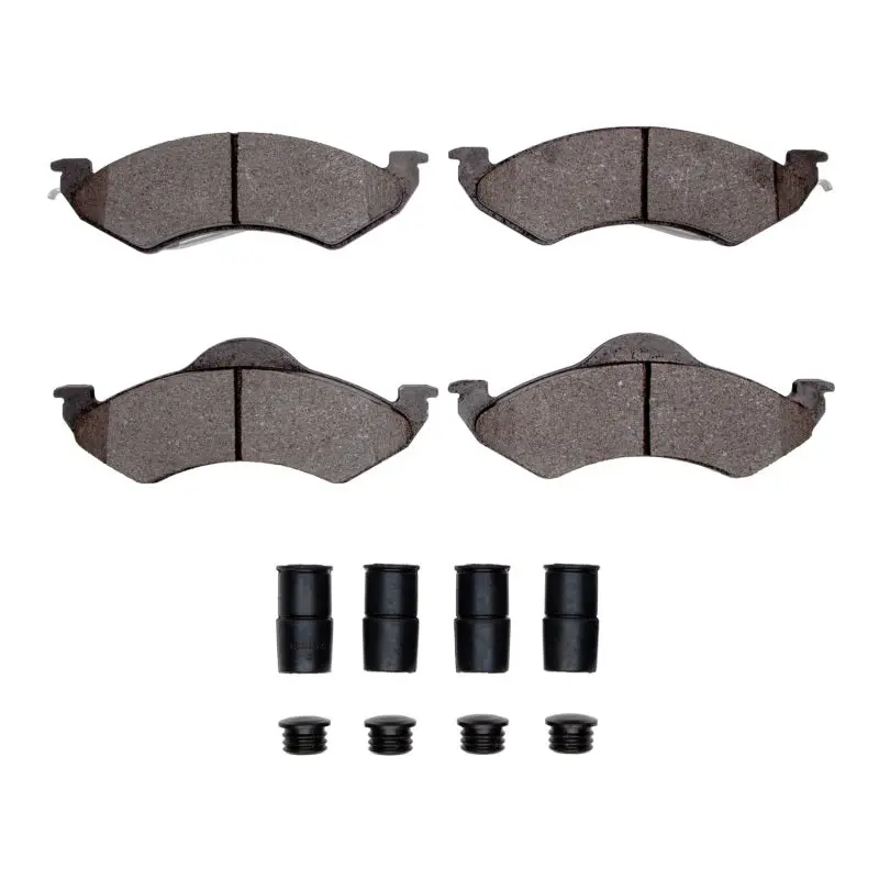 Dfc 98-99 Dodge Durango Front 4000 Hybridynamic Brake Pads And Hardware Kit 1