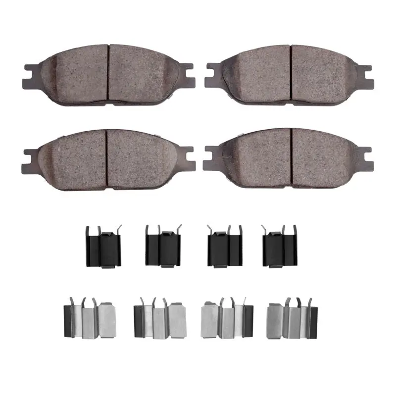 Dfc 99-03 Ford Windstar Front 4000 Hybridynamic Brake Pads And Hardware Kit 1