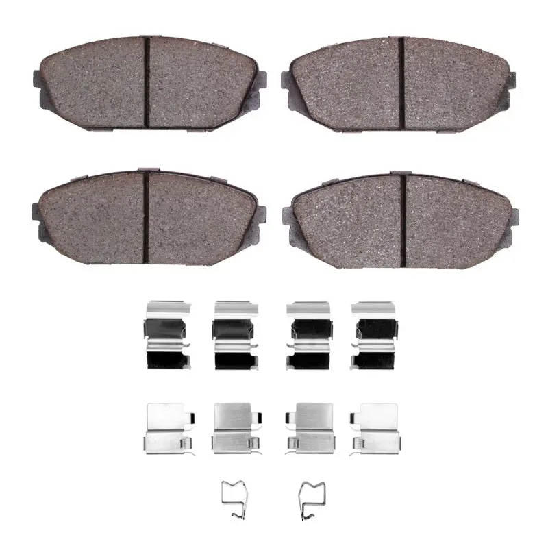 Dfc 99-04 Acura Mdx Front 4000 Hybridynamic Brake Pads And Hardware Kit 1