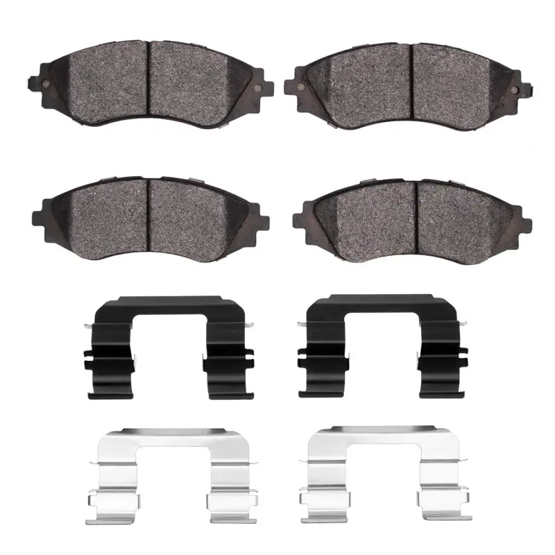 Dfc 99-17 Chevrolet Spark (Usa/Canada) Front 4000 Hybridynamic Brake Pads And Hardware Kit 1
