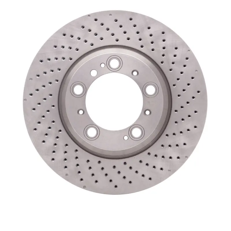 Dfc 99-23 Porsche 911 Right Rear Drilled Brake Rotor 1