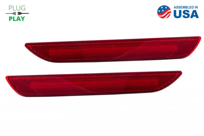 Diode Dynamics 15-21 Ford Mustang Led Sidemarkers - Red (Set) 1