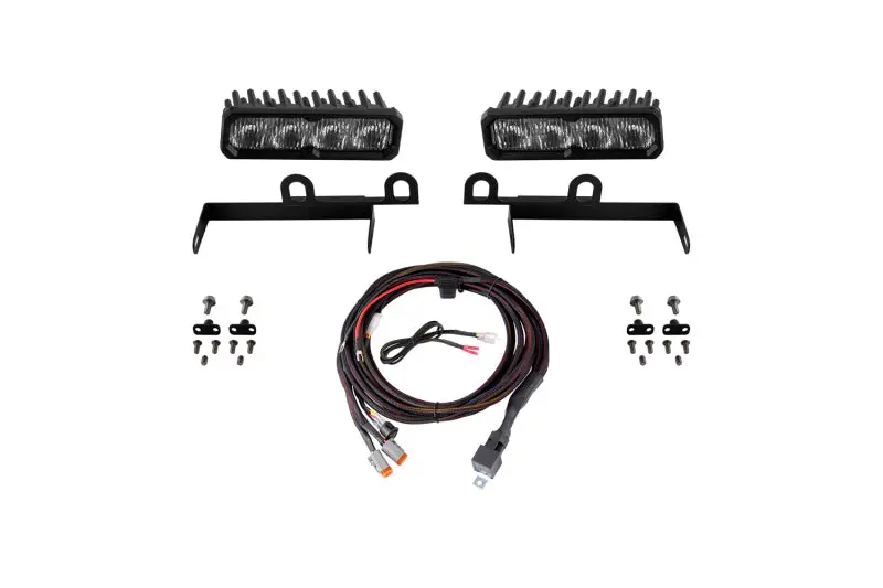 Diode Dynamics 2013-2018 Ram 1500 Ram Sportexpress Ss6 Max Led Kit White Fog 6000K 1