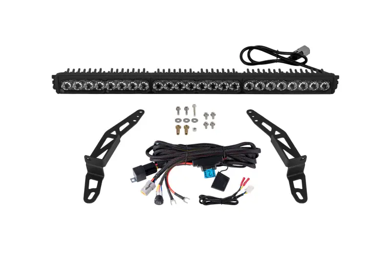 Diode Dynamics 2018-2026 Jeep Wrangler Jeep Ss30 Bumper Led Kit Pro White Combo Abl 6000K 1
