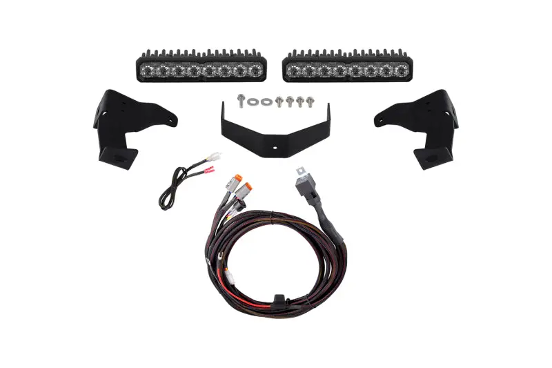 Diode Dynamics 2024-2026 Toyota Tacoma Stealth Lightbar Ss10 Sport White Combo 6000K 1