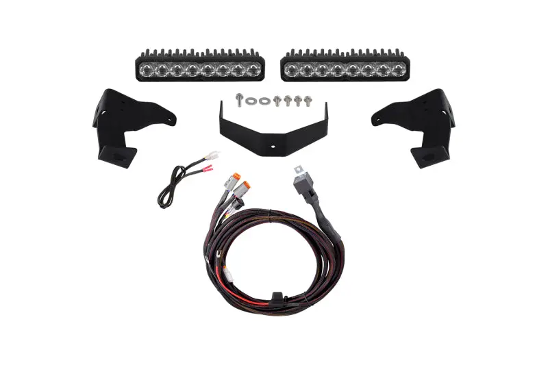 Diode Dynamics 2024-2026 Toyota Tacoma Stealth Lightbar Ss10 Sport White Driving 6000K 1