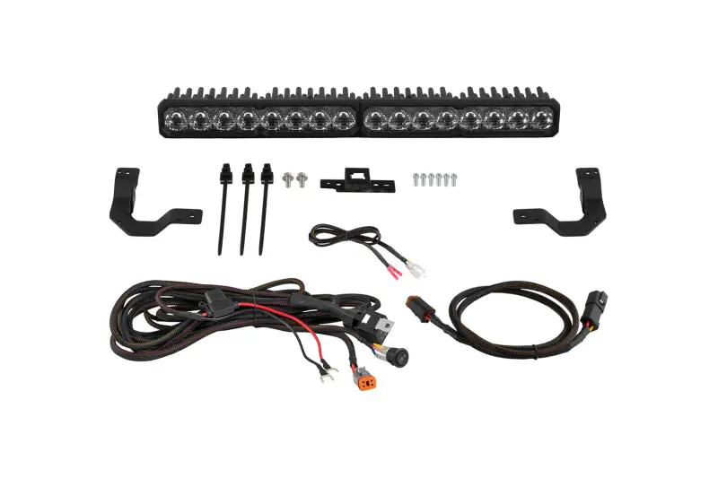 Diode Dynamics 2024-2026 Toyota Tacoma Trd Grille Lightbar Ss20 Pro White Driving 6000K 1