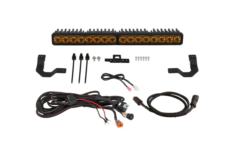 Diode Dynamics 2024-2026 Toyota Tacoma Trd Grille Lightbar Ss20 Sport Yellow Driving 3000K 1