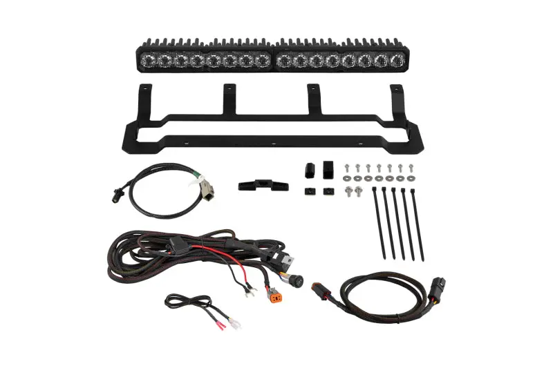 Diode Dynamics 4Runner 2025 Trd Pro Grille Ss20 Pro White Combo 1