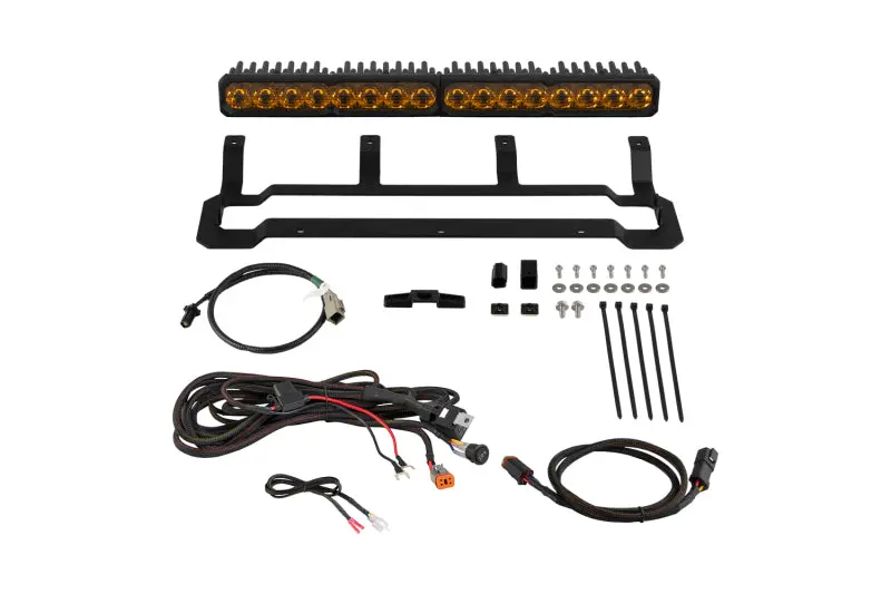 Diode Dynamics 4Runner 2025 Trd Pro Grille Ss20 Pro Yellow Driving 1
