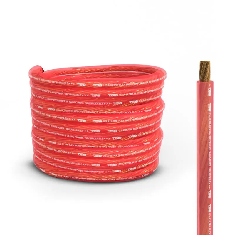 Ds18 1/0-Ga Power And Ground 50-Feet Black 1