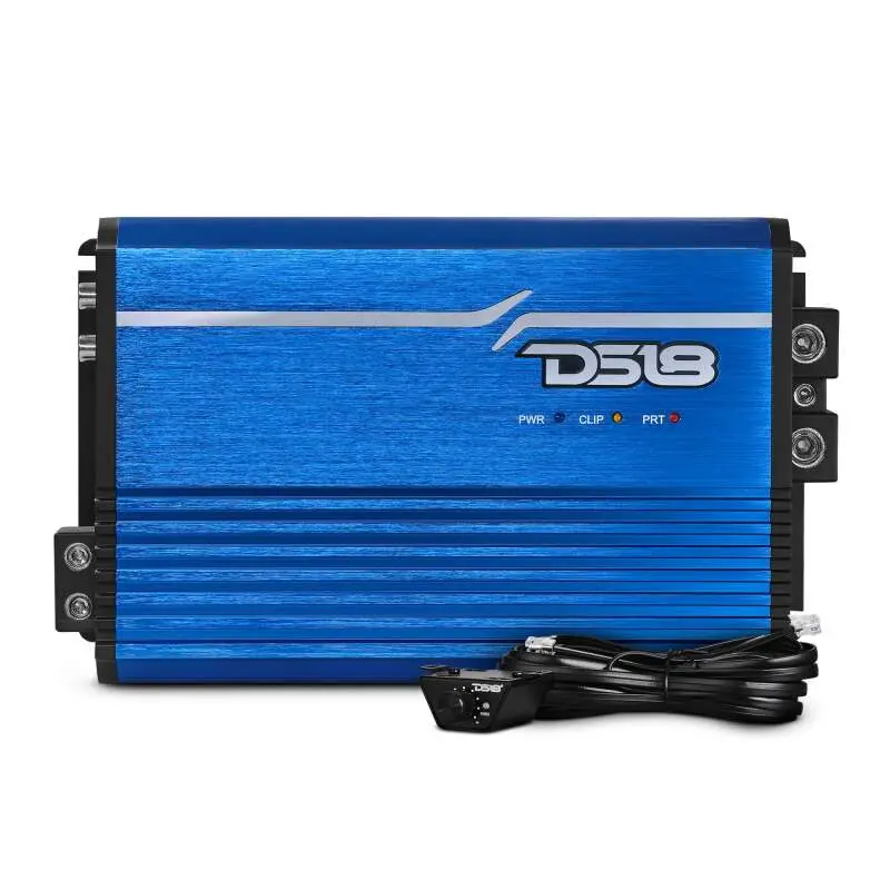 Ds18 1-Channel Amp Class D Full-Range Monoblock 2500 Watts Rms/1Ohm Blue 1