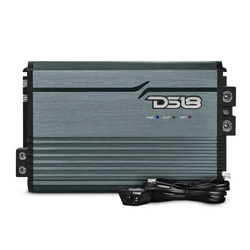 Ds18 1-Channel Amp Class D Full-Range Monoblock 2500 Watts Rms/1Ohm Titanium 1