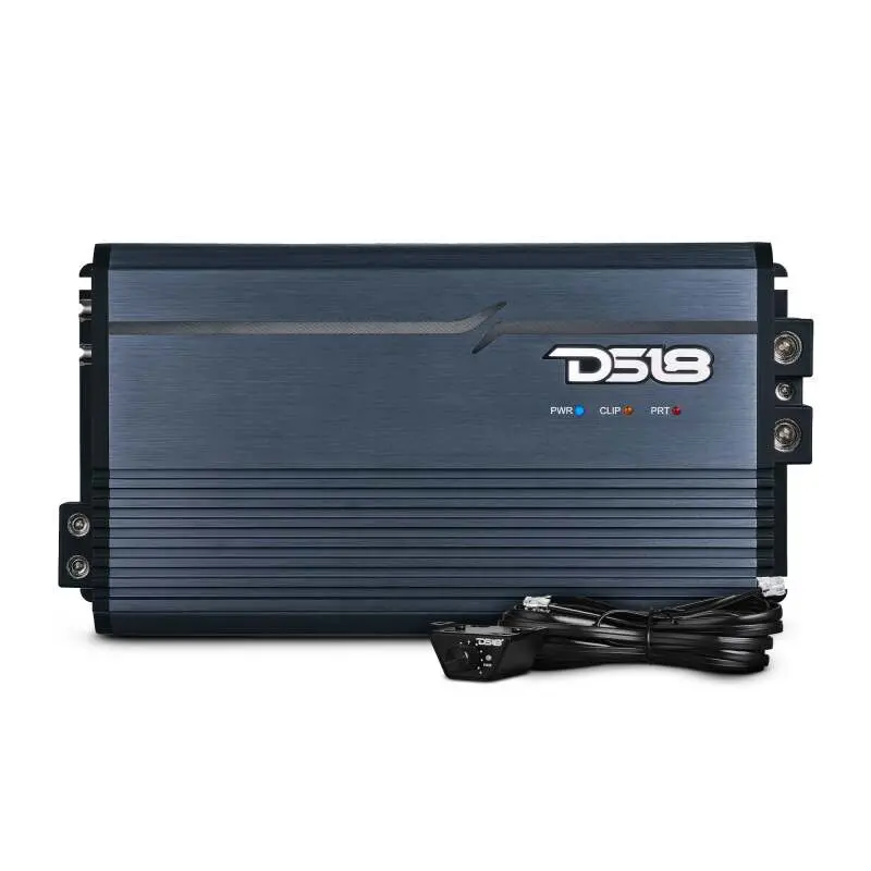 Ds18 1-Channel Amp Class D Full-Range Monoblock 3500 Watts Rms/1Ohm Titanium 1