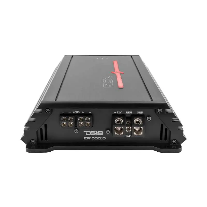 Ds18 1-Channel Class D Amplifier 1000/1Ohm 650/2Ohm 380/4Ohm Watts Rms 1