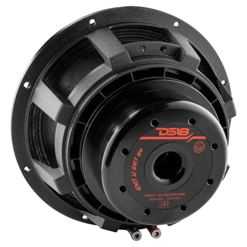 Ds18 10In 1000 Watts Rms 8 Ohm Neodymium Mid-Bass Loudspeaker 1