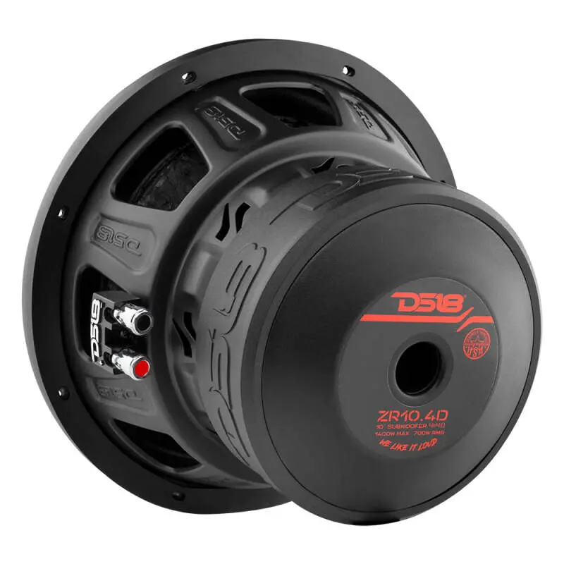 Ds18 10In 700 Watts Rms 4 Ohm Dvc Zr Subwoofer 1