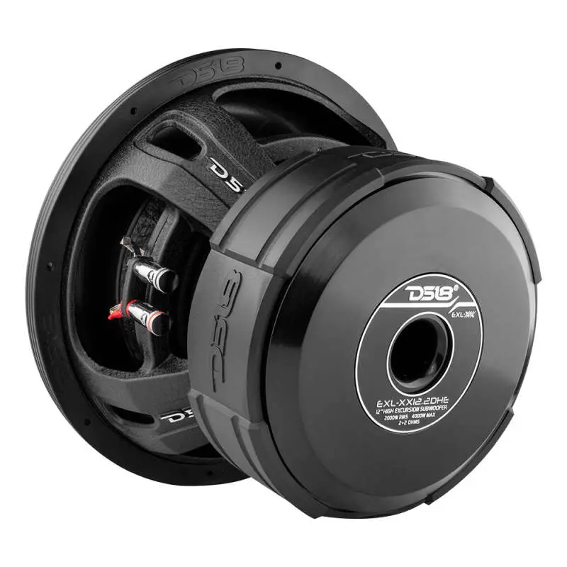 Ds18 12In 2000 Watts Rms 2 Ohm Dvc High Excursion Subwoofers W/ Deep Aggressive Bass 1