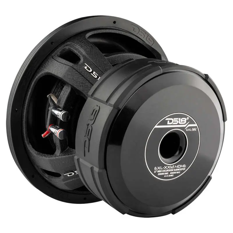 Ds18 12In 2000 Watts Rms 4 Ohm Dvc High Excursion Subwoofers W/ Deep Aggressive Bass 1