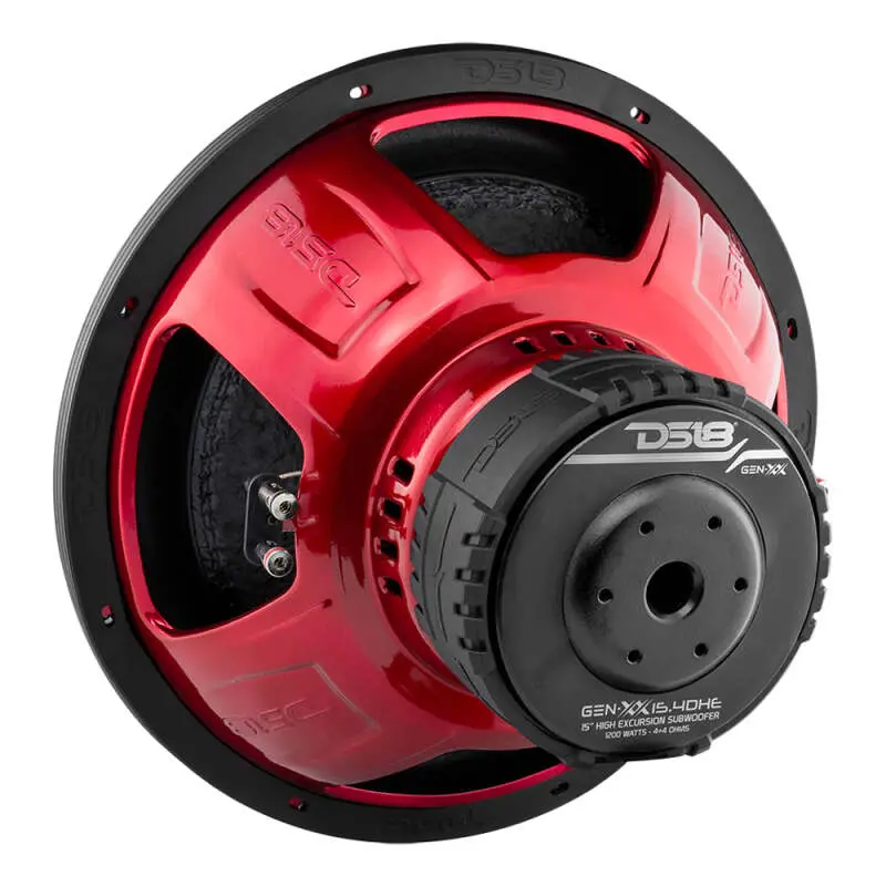 Ds18 15In 600 Watts Rms 4 Ohm Dvc Double Stacked Magnet High Excursion Subwoofers 1