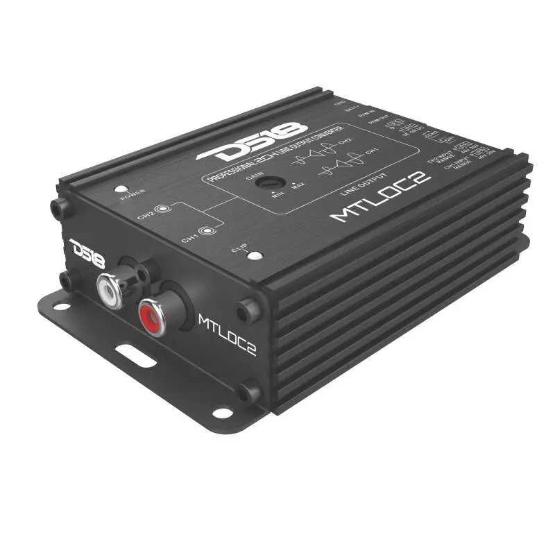 Ds18 2-Chnl Speaker Emulator Remote Out Level Matching Controls Led Clip Indicator Hi/Low Converters 1