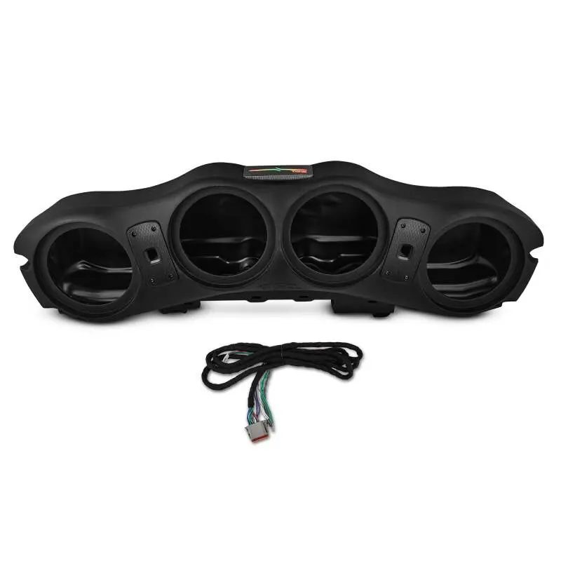 Ds18 2024+ Jl/Jlu/Jt Overhead Soundbar Enclosure Fits 4 X 8In Speakers-Black (Speakers Not Included) 1