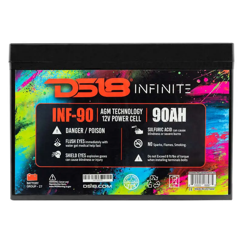 Ds18 2500 Watts 90 Ah Infinite Agm Power Cell Battery 1