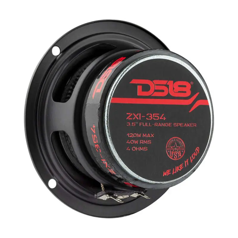Ds18 3.5In 40 Watts Rms 4 Ohm 1-Way Full Range Speaker W/ Kevlar Cones 1