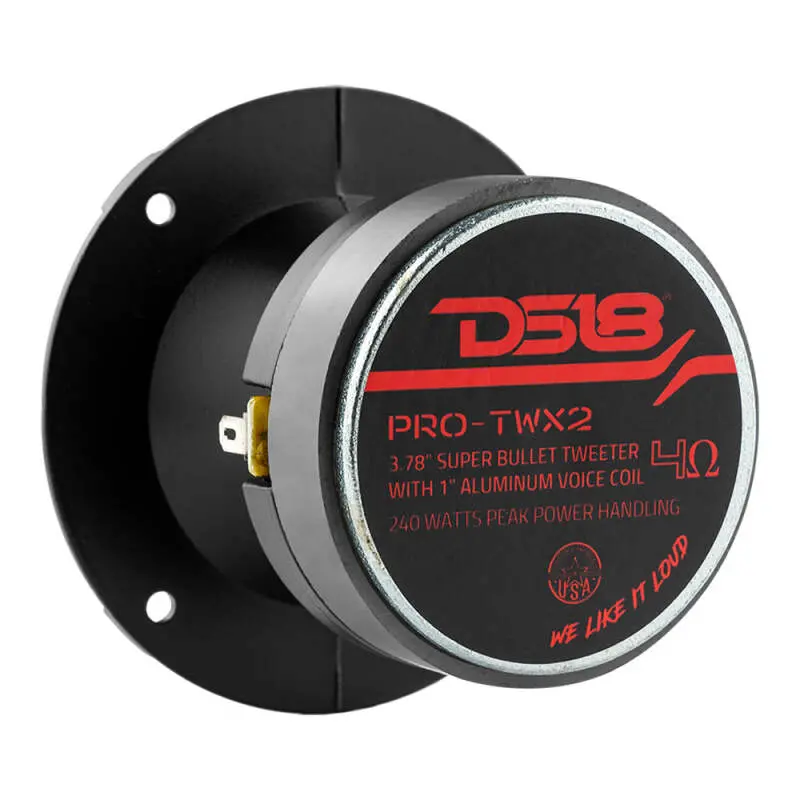 Ds18 3.8In Super Bullet Tweeter 120 Watts Rms 1In Aluminum Vc 4 Ohm 1