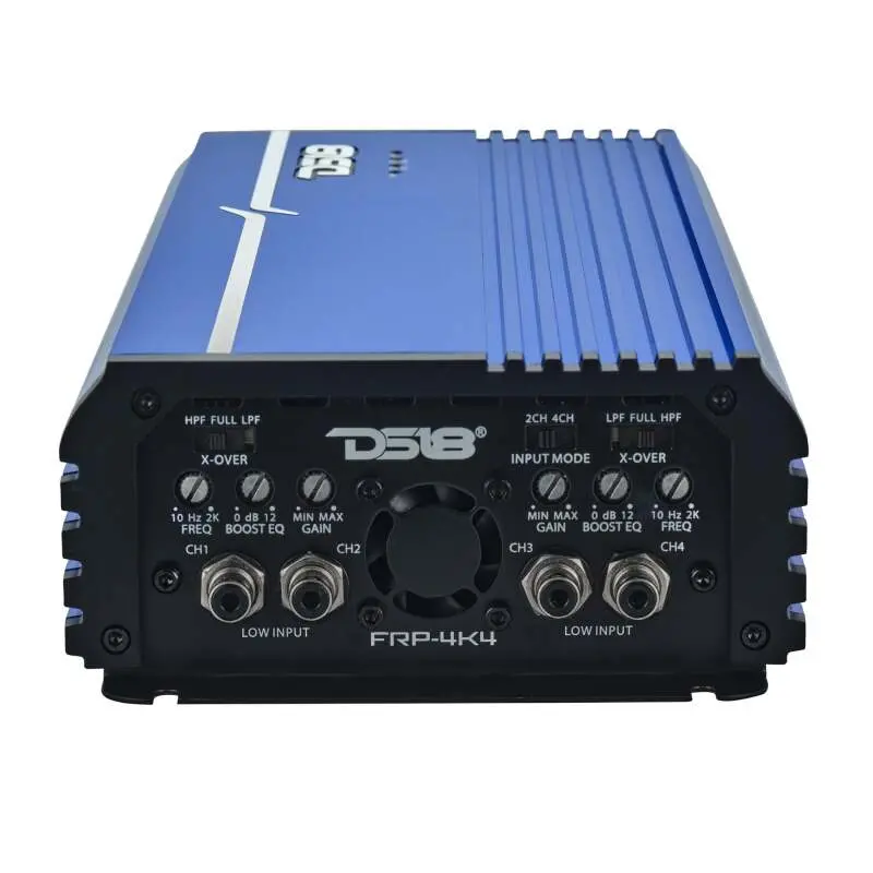Ds18 4-Channel Class-D Amp Stereo Full-Range 4 X 400 W Rms At4 Ohm- Blue 1