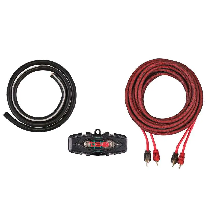 Ds18 4-Ga Amplifier Install Kit Advance- Red 1