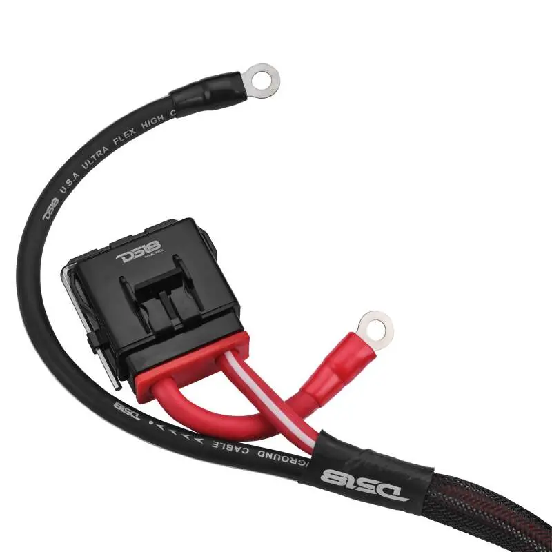 Ds18 4-Ga Water Resistant Fuse Holder 12 Ft Of Power And Ground Wires 4 Door Utv 1