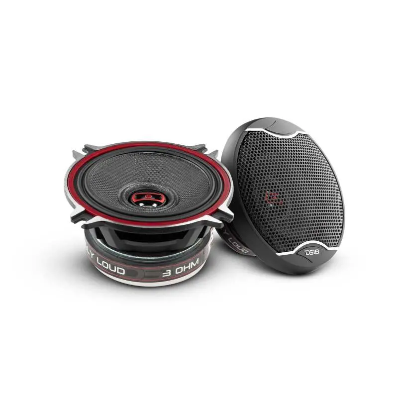 Ds18 4In 60 Watts Rms 3 Ohm 2-Way Coaxial Speakers And Component System W/ Fiberglass Cone 1