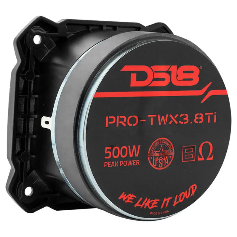 Ds18 4In Super Bullet Tweeter 250 Watts Rms 1.5In Titanium Vc 8 Ohm 1